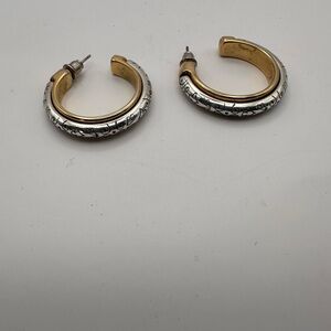 Brighton Silver and Gold Modern Earrings